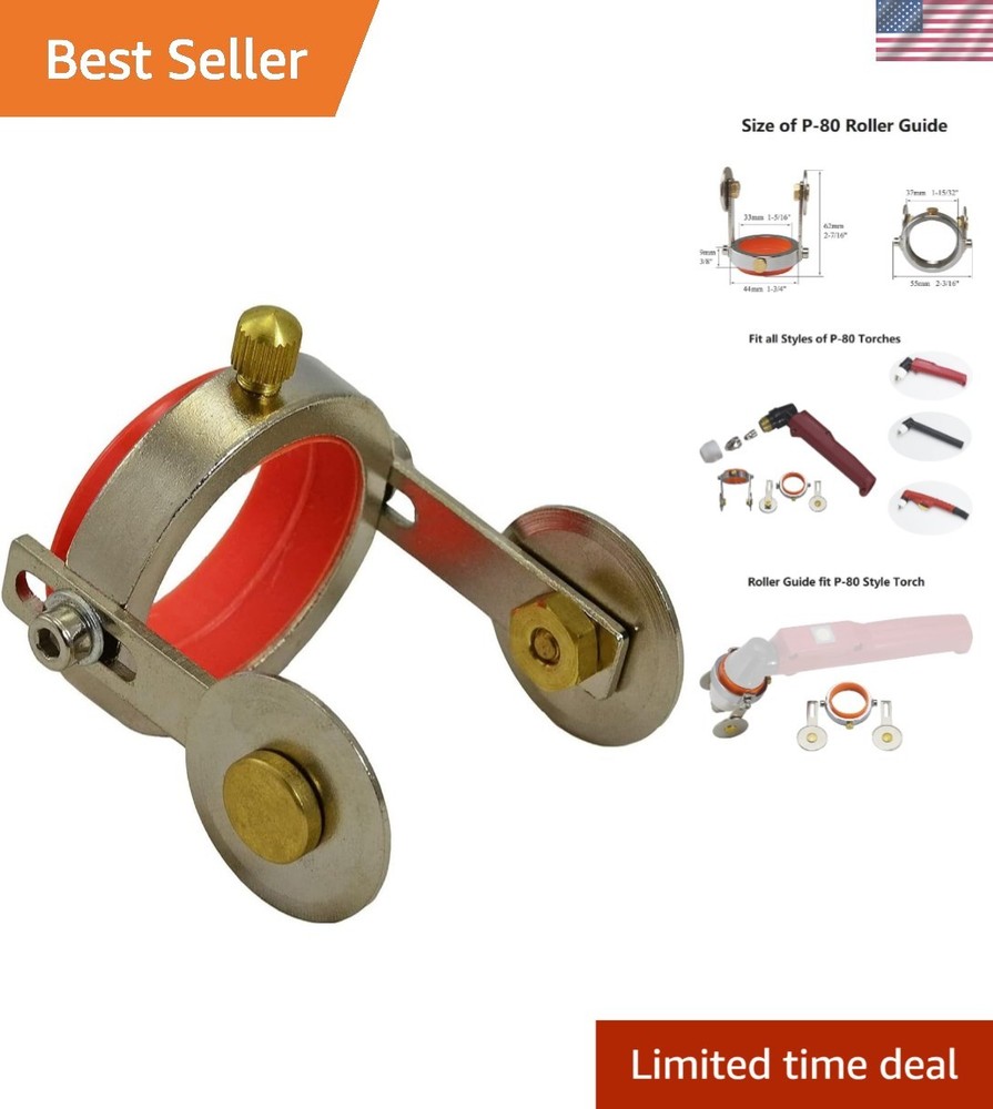 One Screw Positioning P80 Roller Guide for Enhanced Plasma Cutting Precision