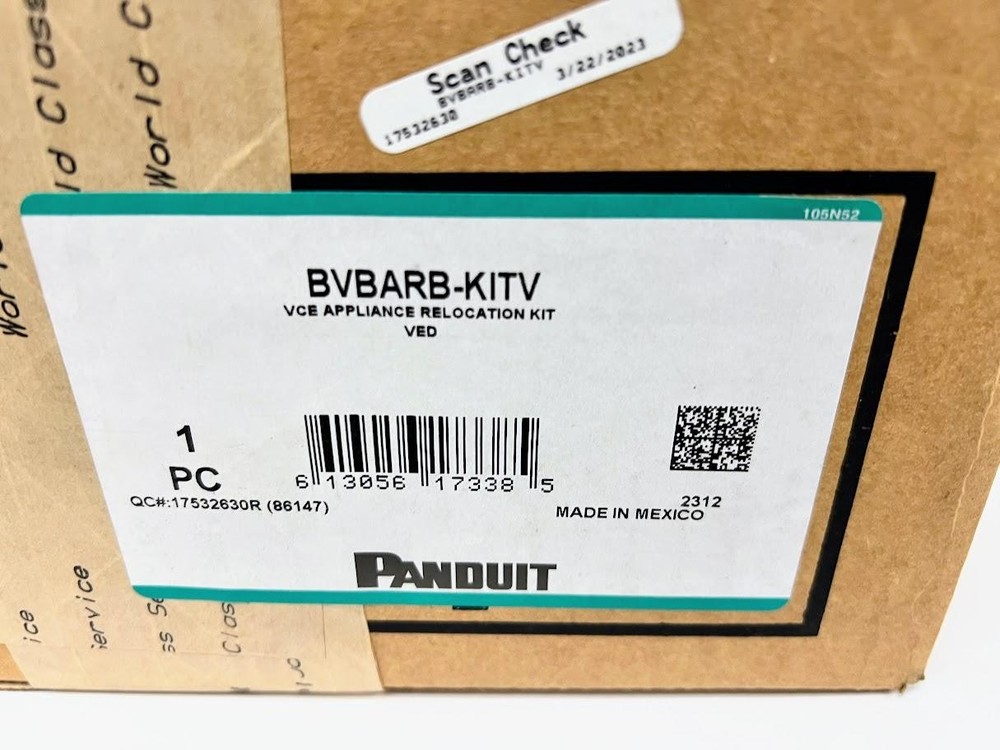 Panduit BVBARB-KITV VCE Appliance Relocation Kit Rack Mount Hardware
