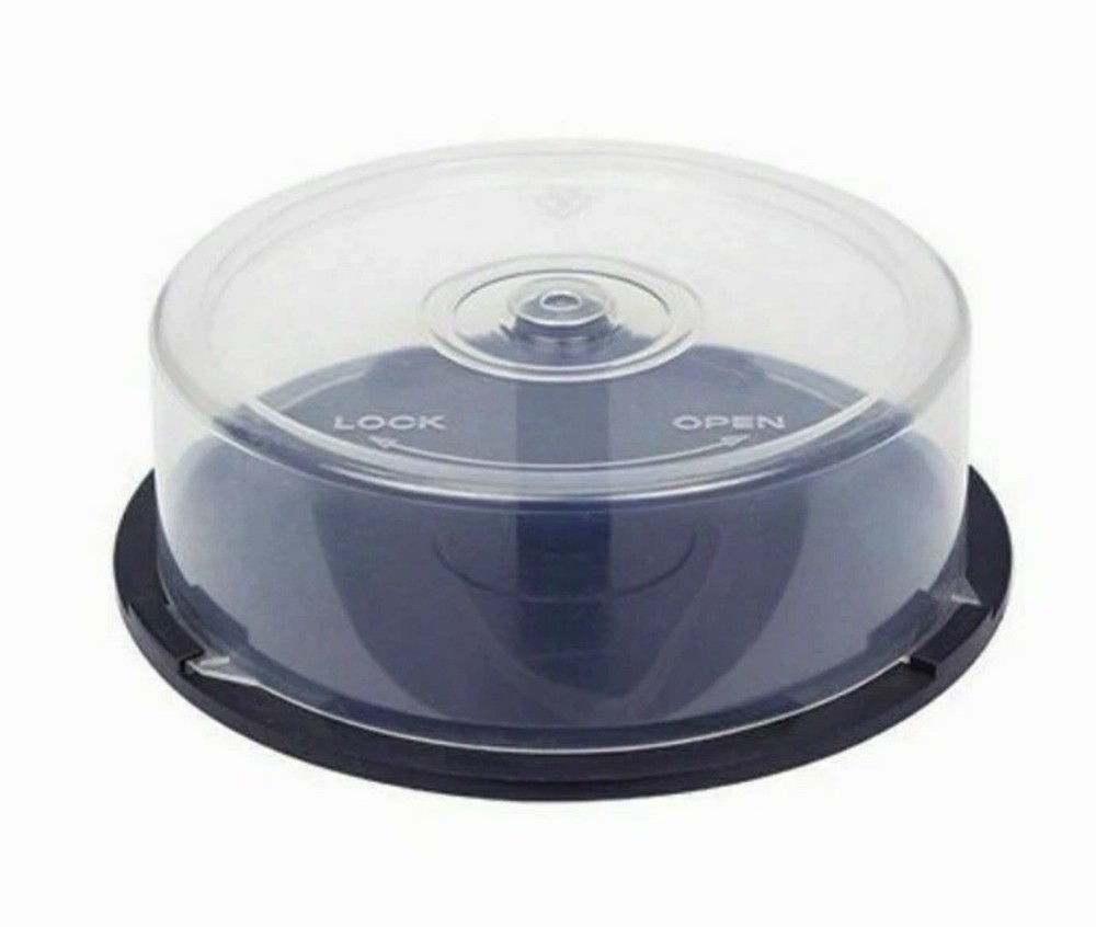 5 (FIVE) Empty Cake Box Spindle Hold 25 Disc CD DVD BLURAY Storage Case 🔥