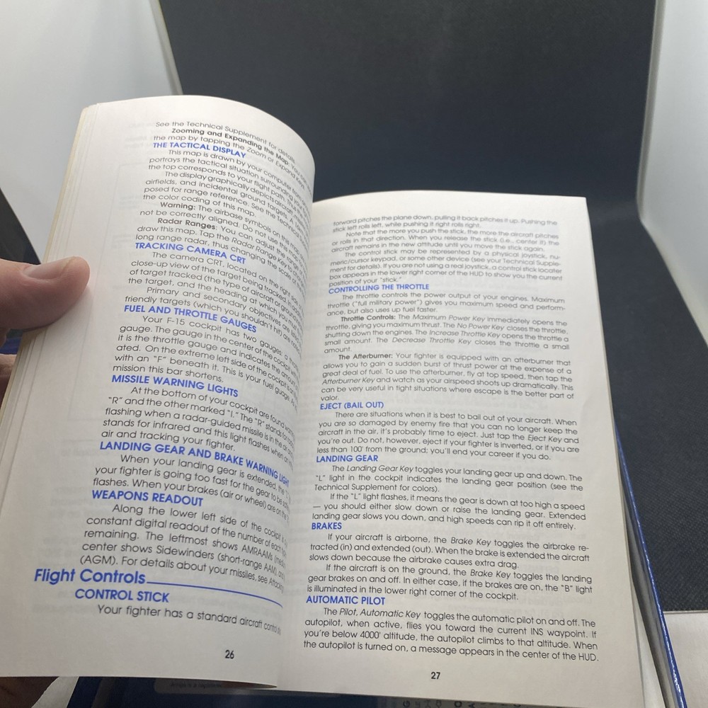 Microprose Classics F15 Strike Eagle II Vintage Software 3 1/2" Disk EUC