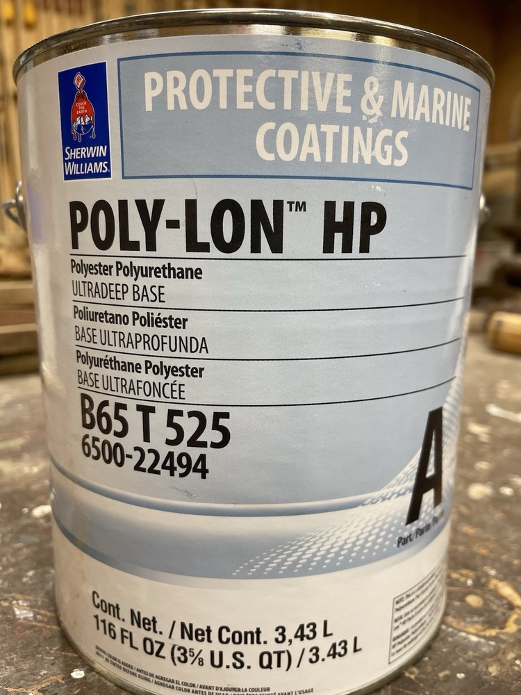 Sherwin Williams Poly-Lon HP Polyester Polyurethane Part A/ Ultradeep Base