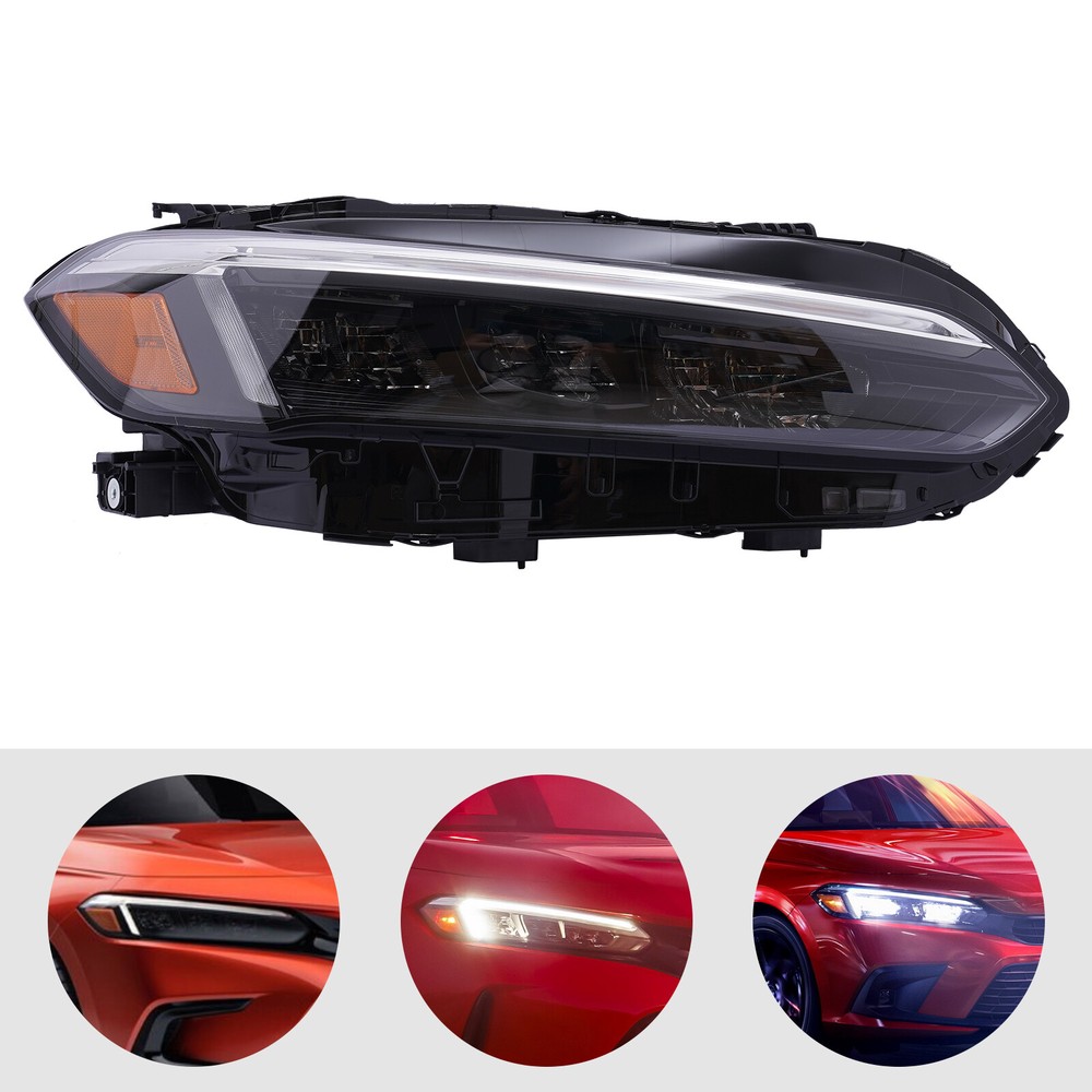 For 2022-2025Honda Civic Right PASSENGER Side Led Headlight Assembly OEM QUALITY