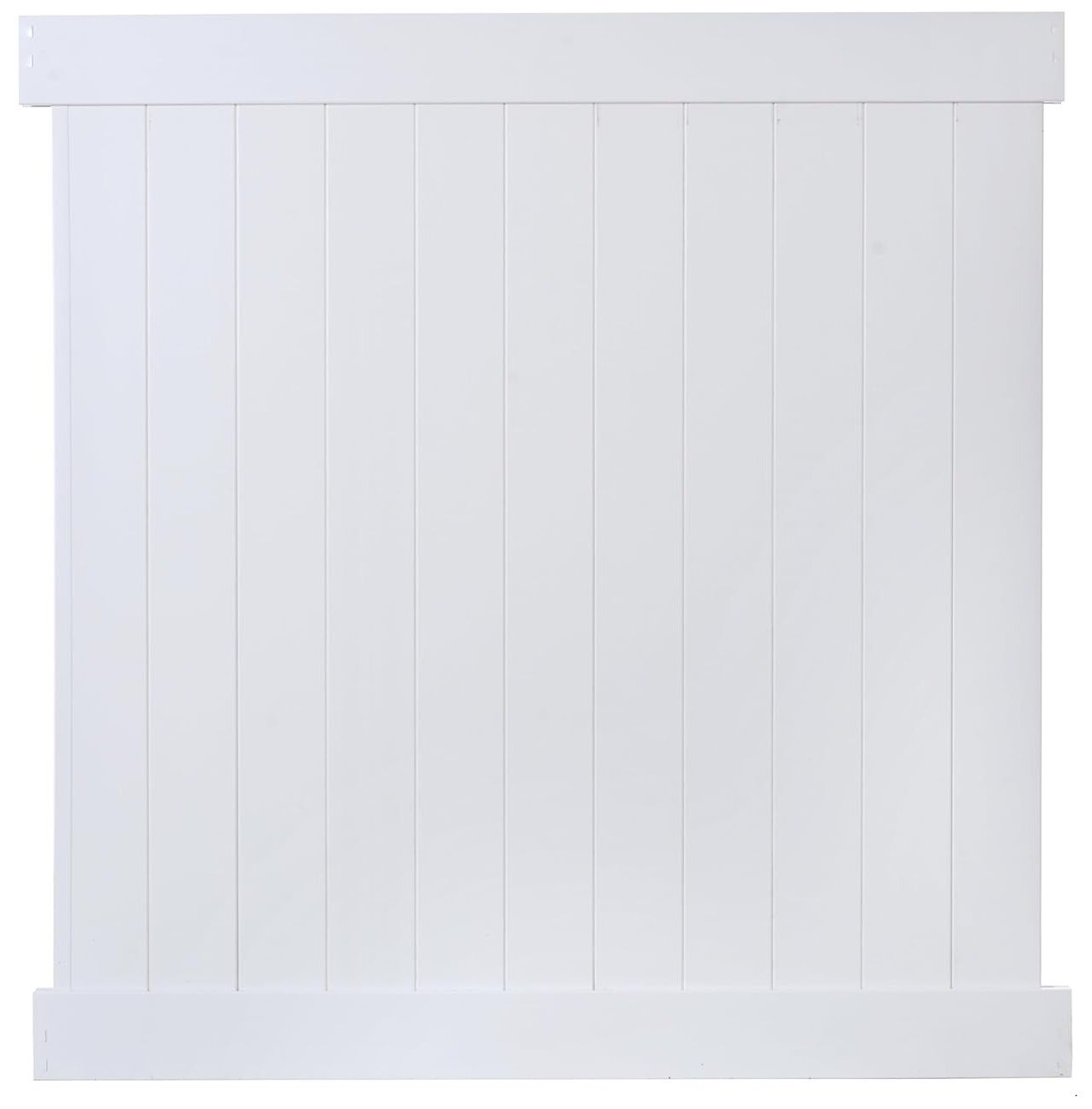 6ft Tall Vinyl Privacy Fence Panel