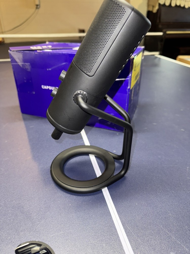 NZXT Capsule Cardioid USB Microphone, Black (READ DESCRIPTION)