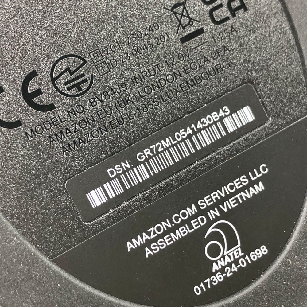 Amazon Echo Spot Smart Speaker Display Black (Model BV84J9)