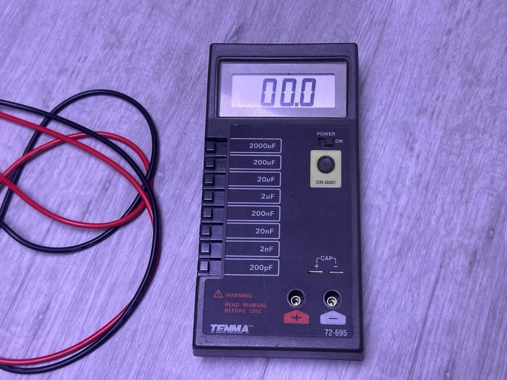 TENMA 72-695 Capacitance Meter + measuring wires
