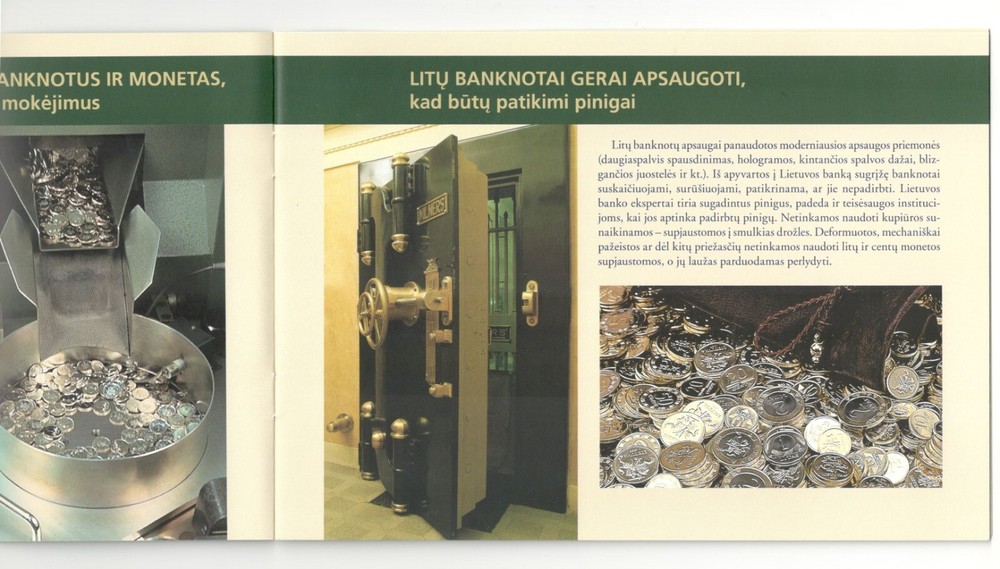 Lithuania bank BOOKLET for open doors 2012