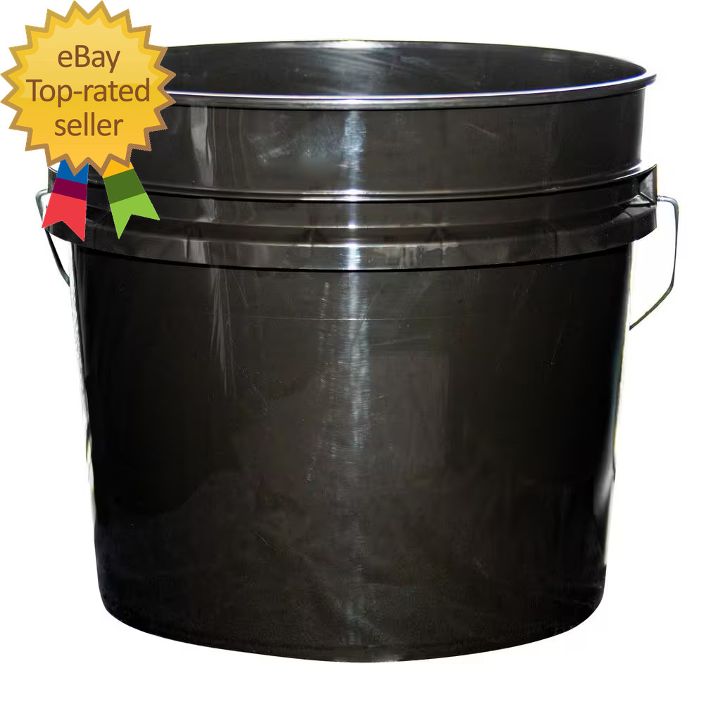 3.5 Gal. Black Pail (10-Pack)