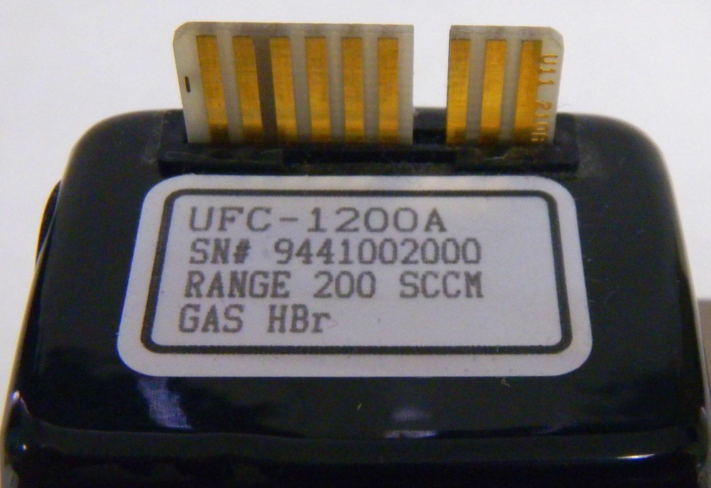 Unit UFC-1200A Mass Flow Controller, Gas- HBr, Range- 200 SCCM, Used