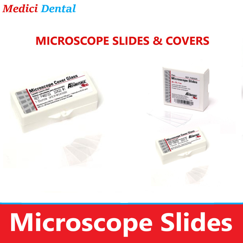 Microscope Slides Plain or Frosted, Microscope Covers Thickness No 1 or No 2