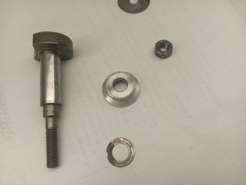 OS MAX FP 40 RC Engine Crankshaft, Flange, Prop Washer & Nut
