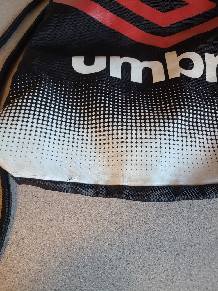 Umbro Drawstring Black Backpack Bag