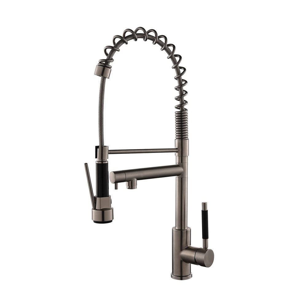 Kitchen Faucet Kit Pull Down Sprayer 2Function Arch Single Handle Kitchen Faucet