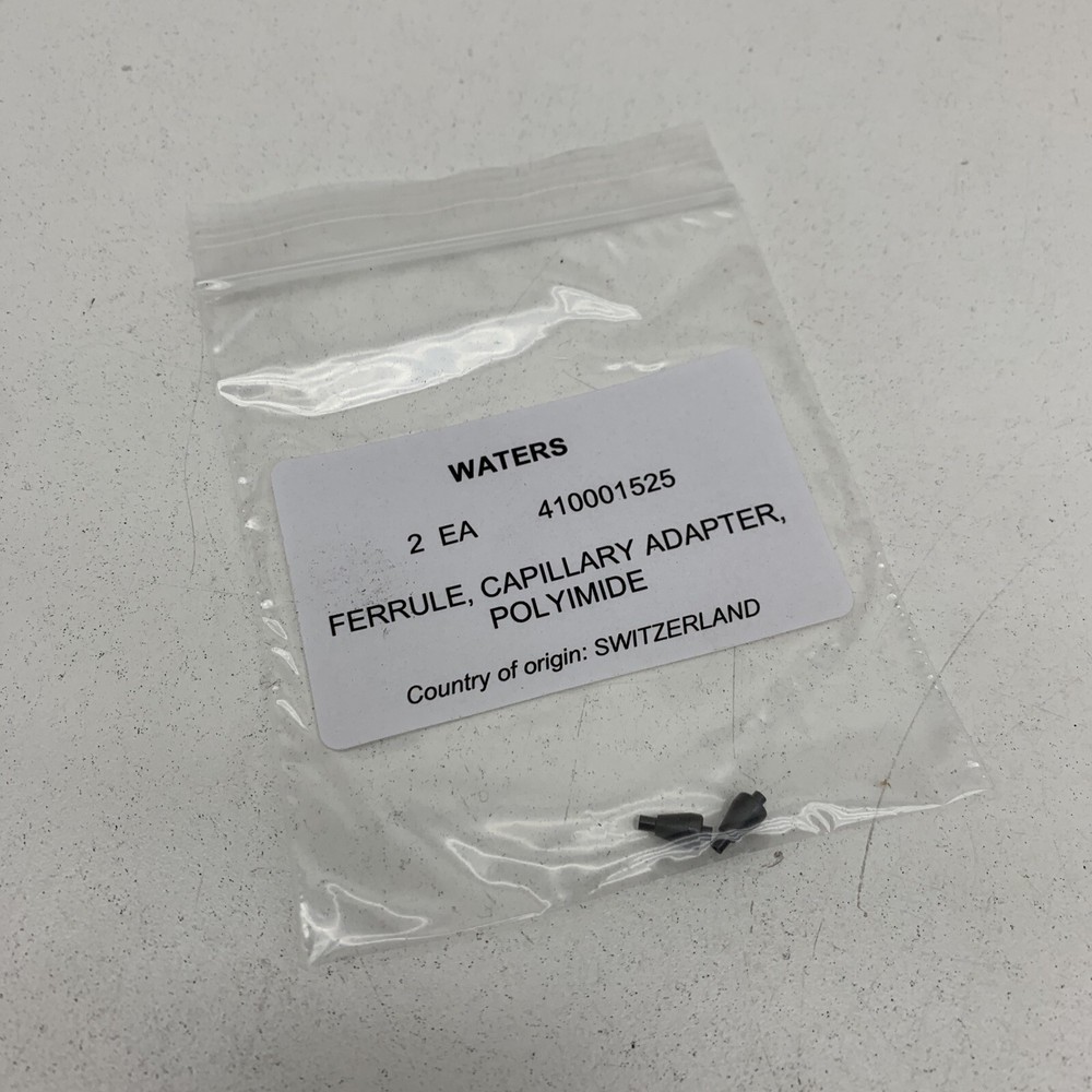 (2 Pcs) Waters 410001525 Polyimide Capillary Adapter Ferrule