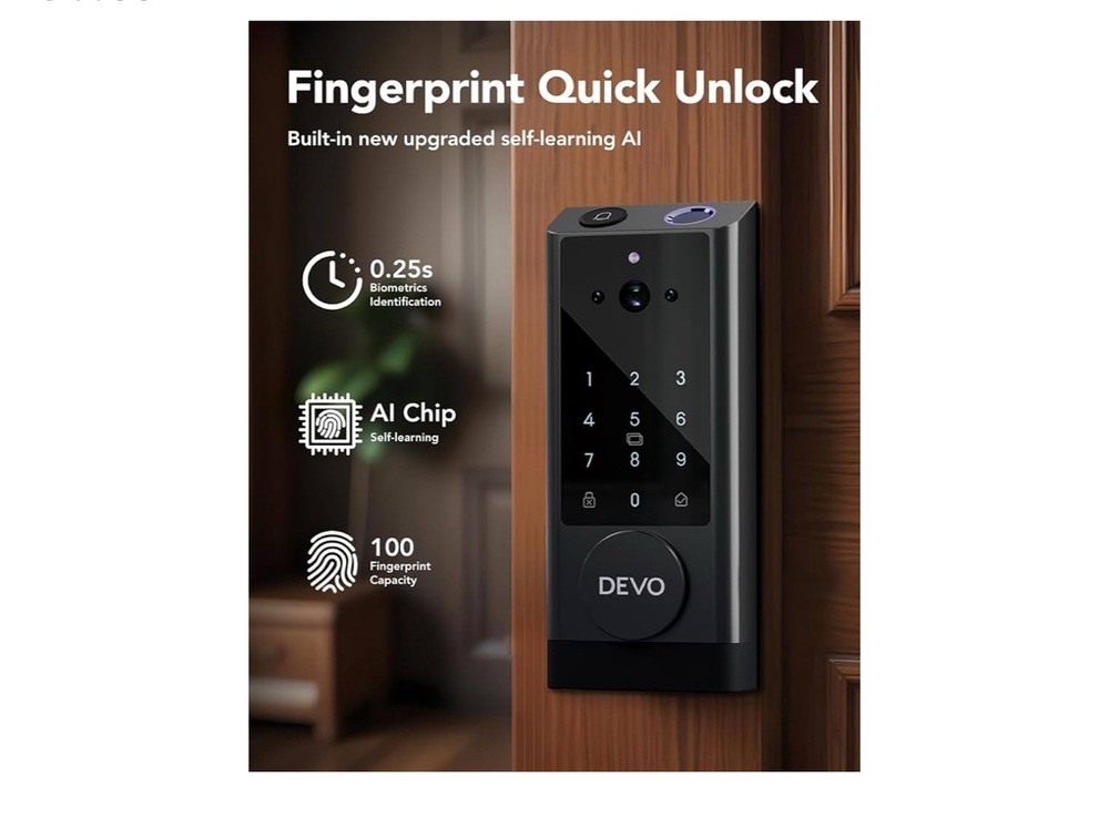 Devo G1 Video Smart Lock With Camera Doorbell