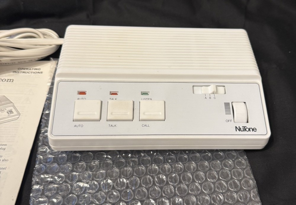 Nutone IM-110WH plug in intercom NEW Open Box