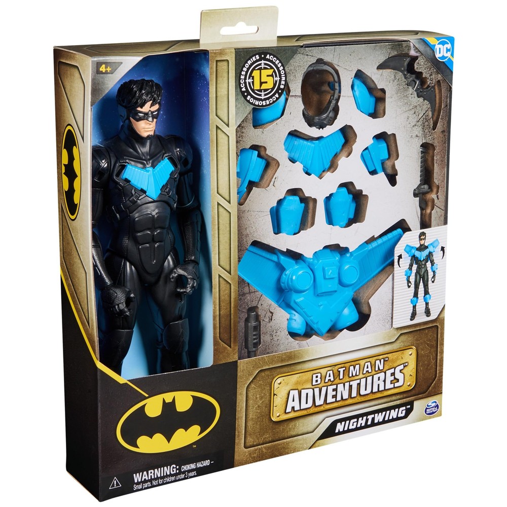 DC Comics, Batman Adventures, Nightwing Action Figure, One Size, Multicolor