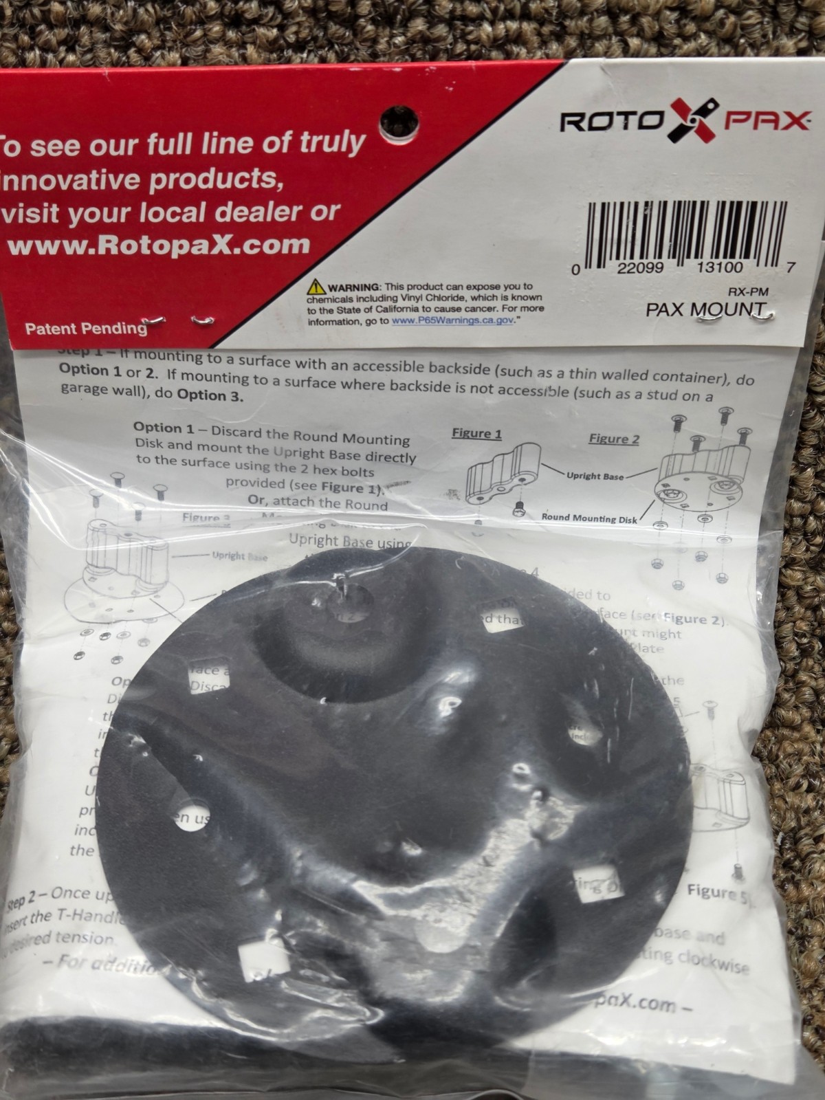 Rotopax Pack Mount -RX-PM