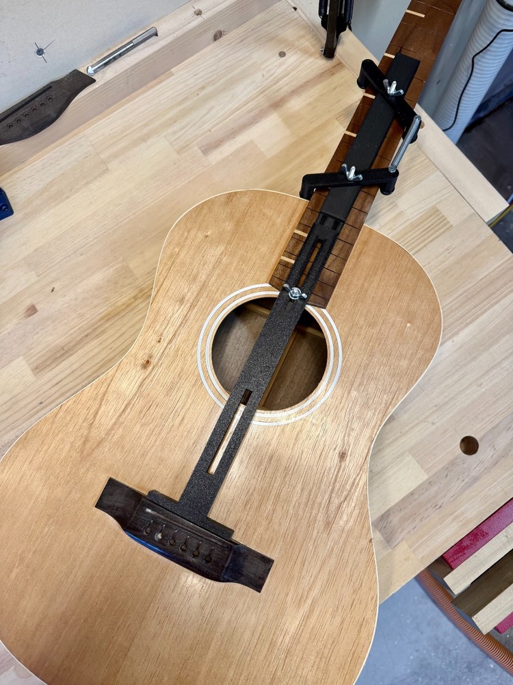 Guitar Neck Centering & Bridge Alignment Jig | Self-Centering | Adjustable