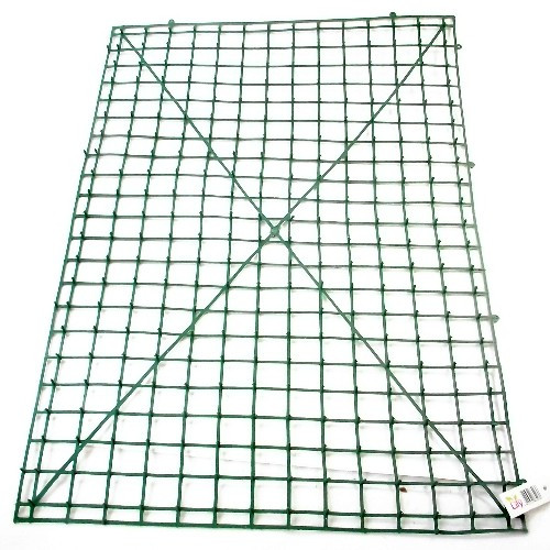 10x Plastic Flower Wall Panel 40 x 60cm