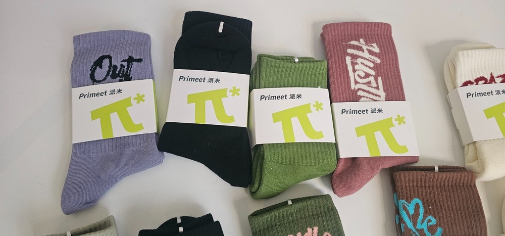 Primeet Mid Calf Socks Unisex 1 Pair NWT