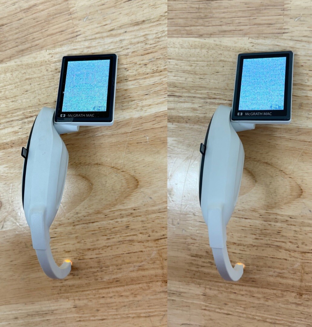 Lot Of 2 McGrath MAC Video Laryngoscope Screen Issues