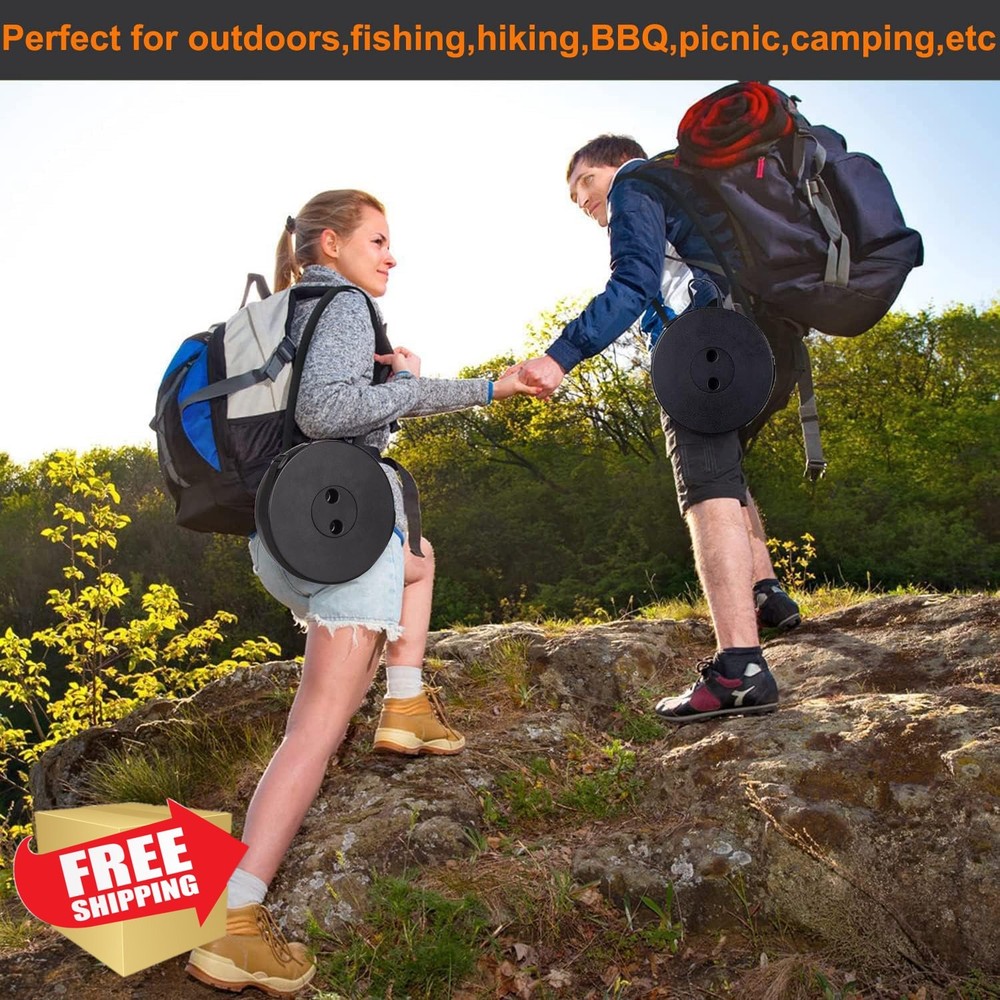 Fishboy Collapsible Stool 400lbs Portable Telescoping Folding Camping Stool