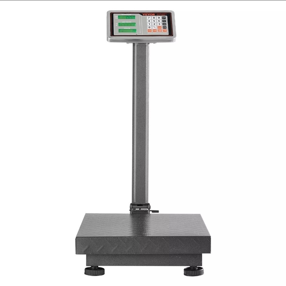 VEVOR 660 lbs/0.1 Computing Digital Floor Platform Scale Shipping Postal Scale