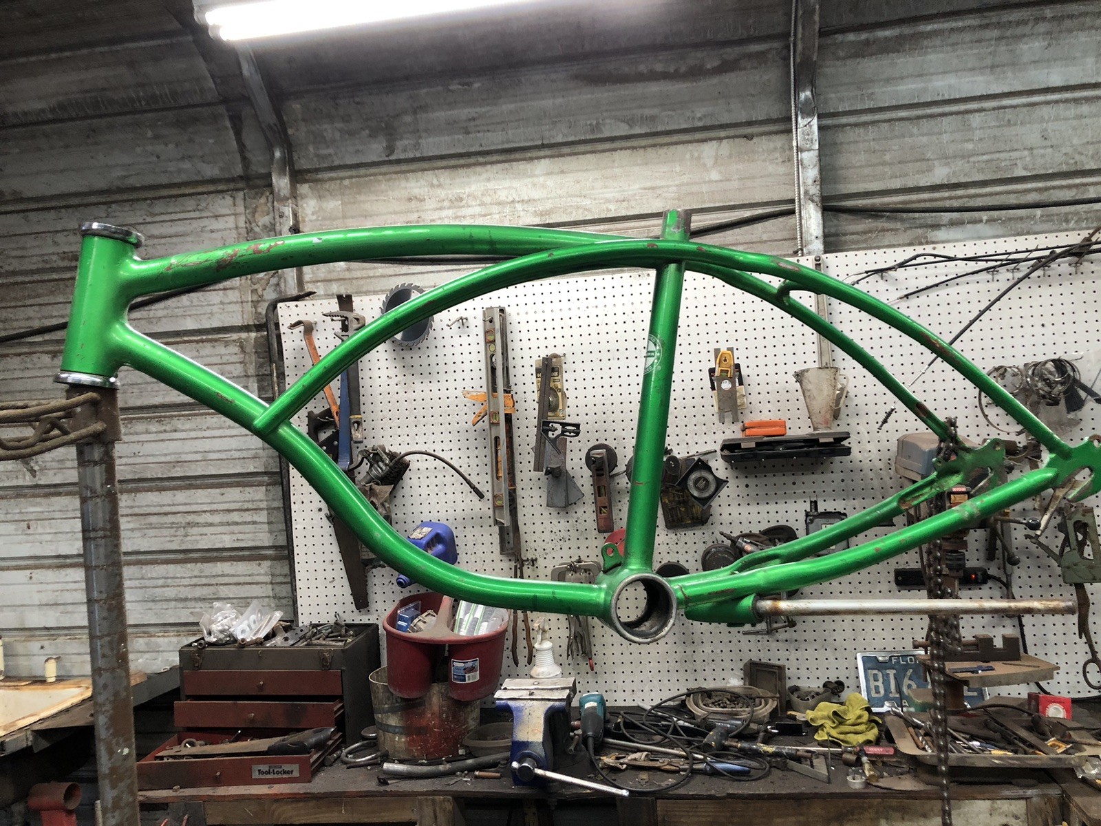 1979 Schwinn 20 inch Coaster frame stingray cantilever Lime Green