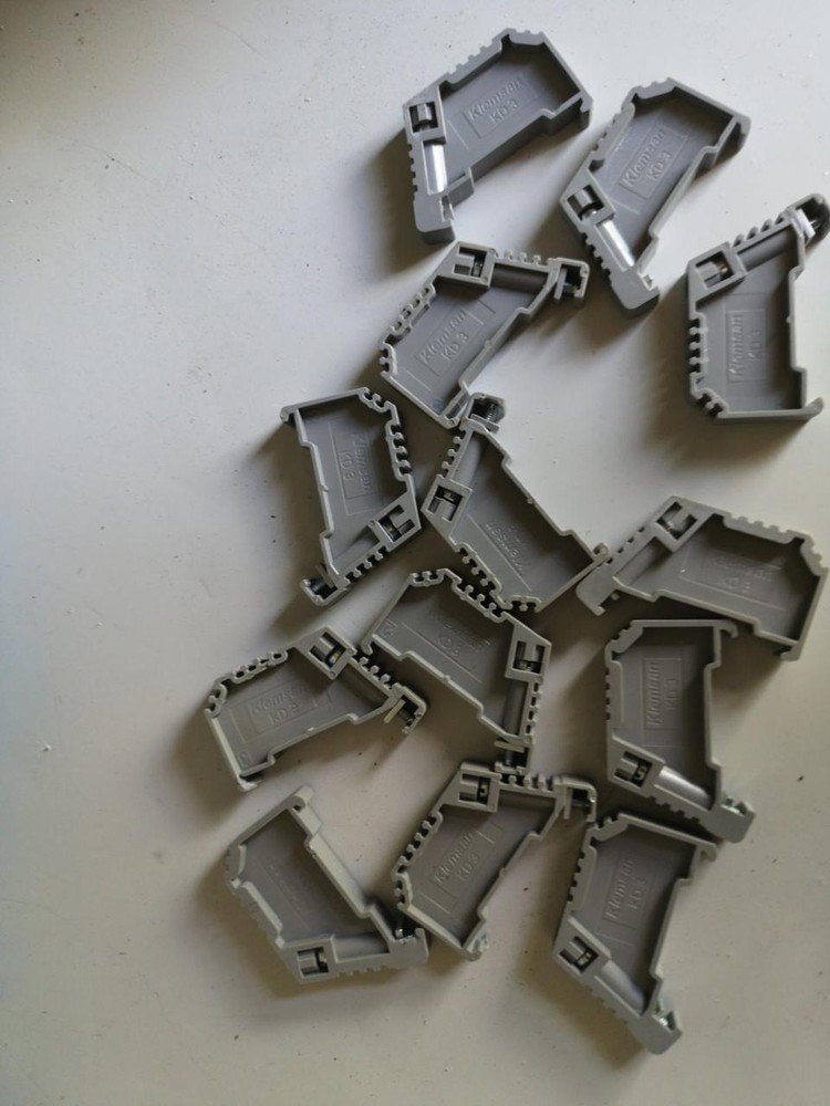 End stopper for Klemsan KD 3 gray