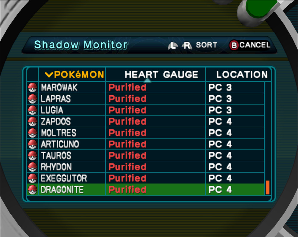 Pokemon Gamecube Save Collection 100% Complete GameCube Saves