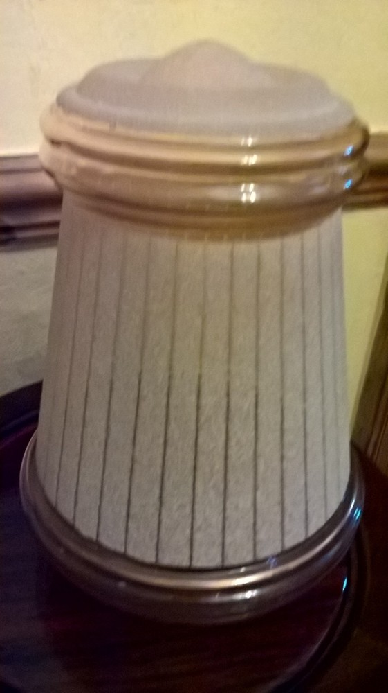 vintage 1950s ceiling glass light shade