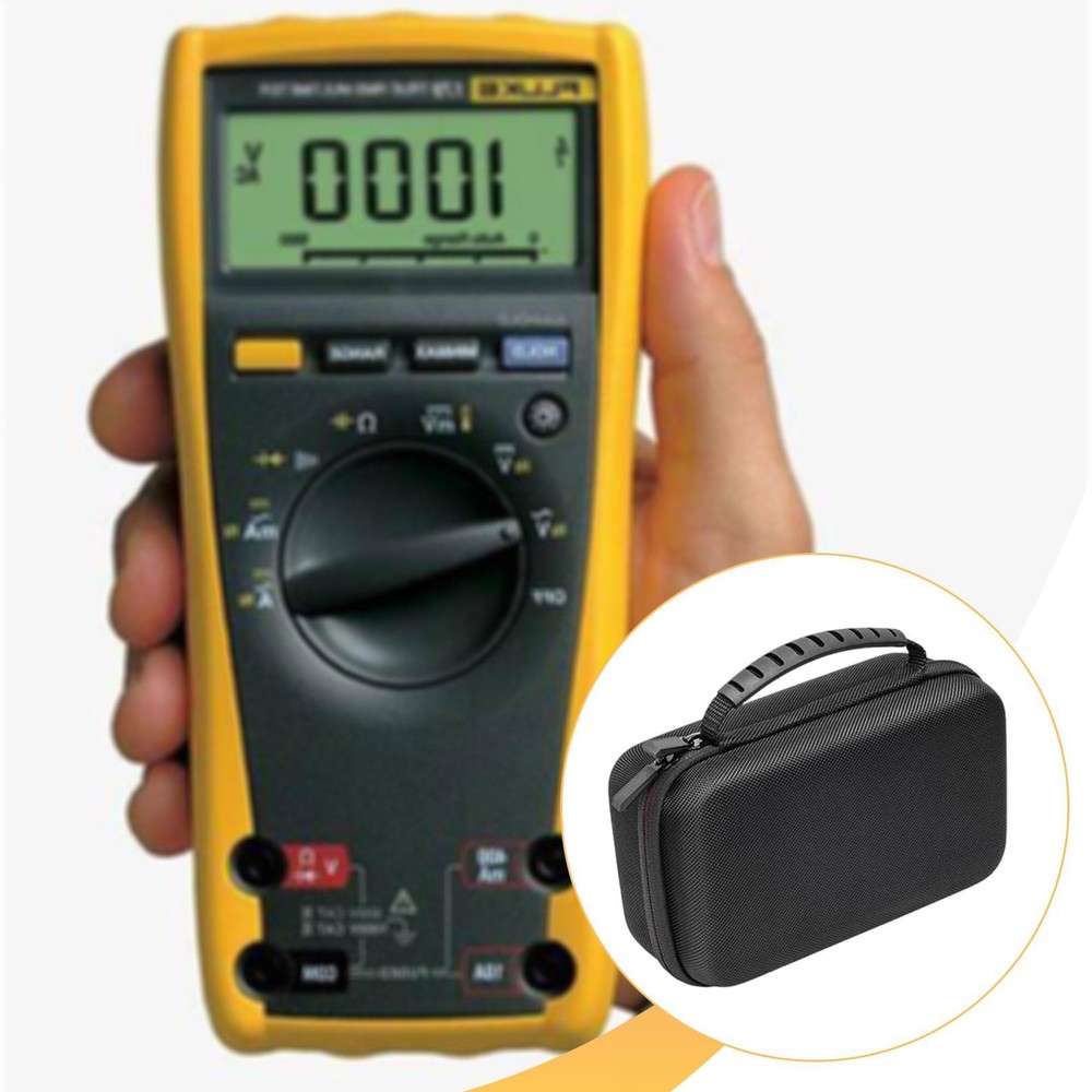 Multimeter Carrying Case Hard Storage Bag Protection Durability Lightweight