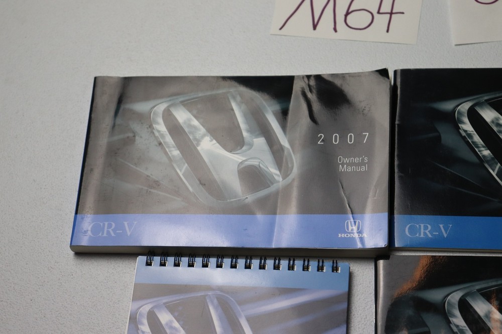 2007 07 Honda CRV CR-V Owners Manual User Guide Operator Book & Quick Guide OEM