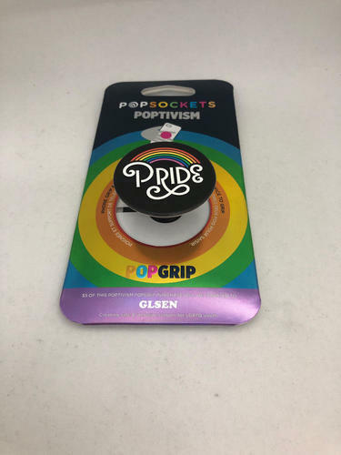 POPSOCKETS Poptivism Series PRIDE PopGrip - Black/White/Rainbow