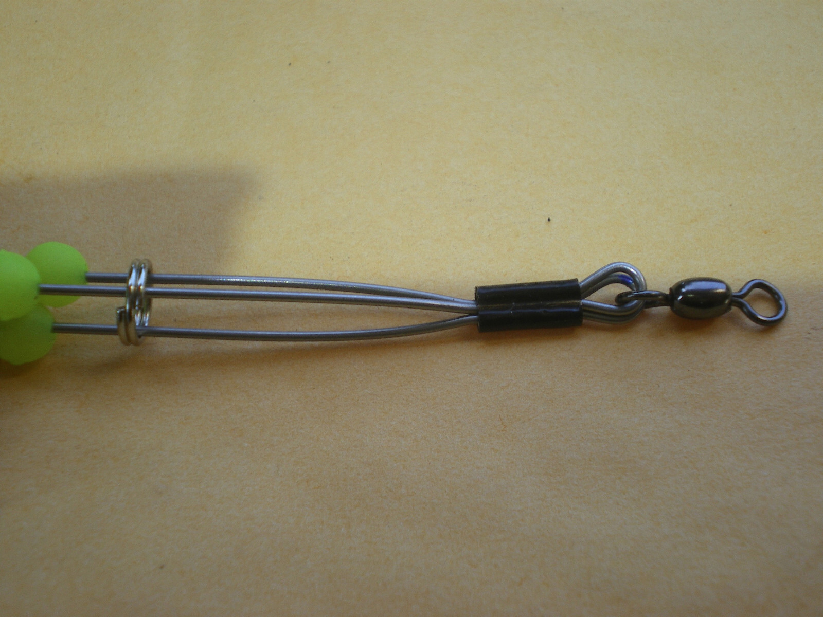 1 CRAPPIE, BASS RIG, TESTED IN ALABAMA 3 ARMS W/NICKEL BLADES .039X6" WEIGHTLESS