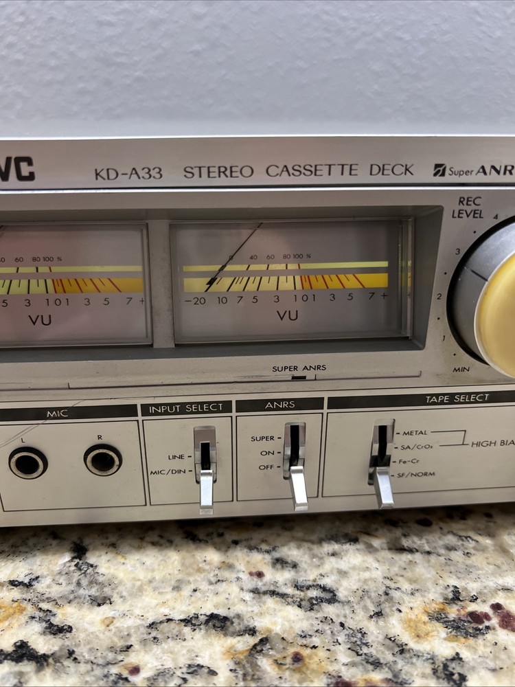 ⭐️JVC KD-A33 Cassette Deck SERVICED ⭐️