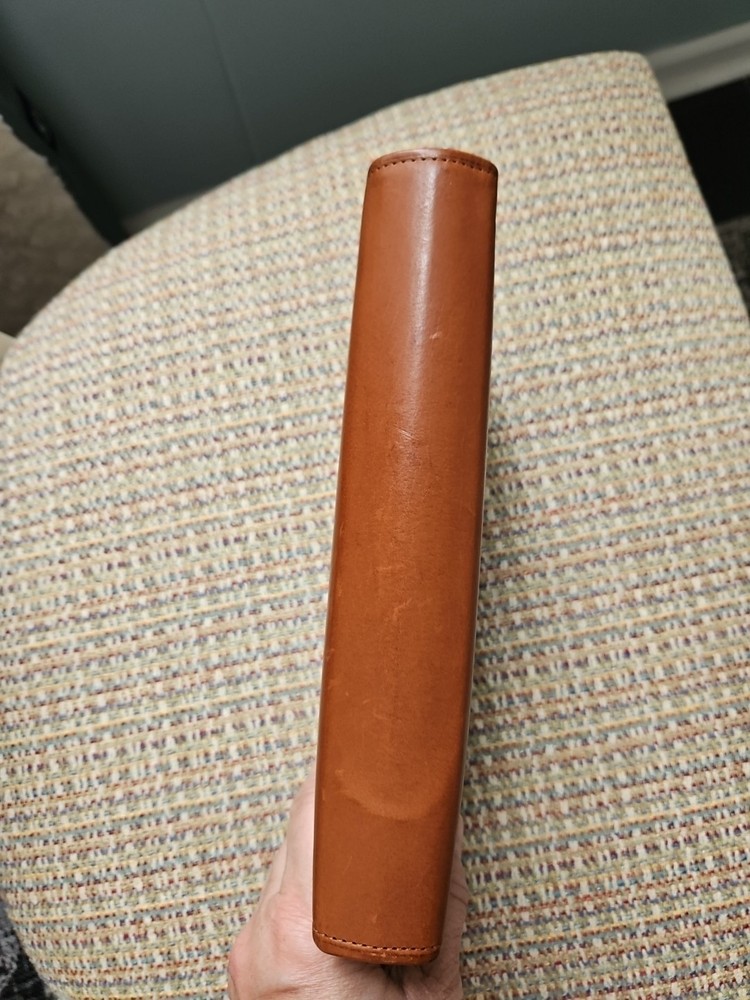 Coach 1990's Leather Organizer Zip Around Planner