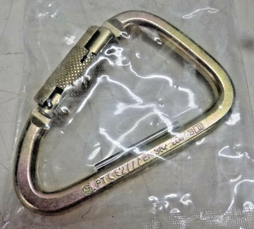 NEW! FALLTECH Carabiner, Offset-D Carabiner Shape, Bronze, 8450