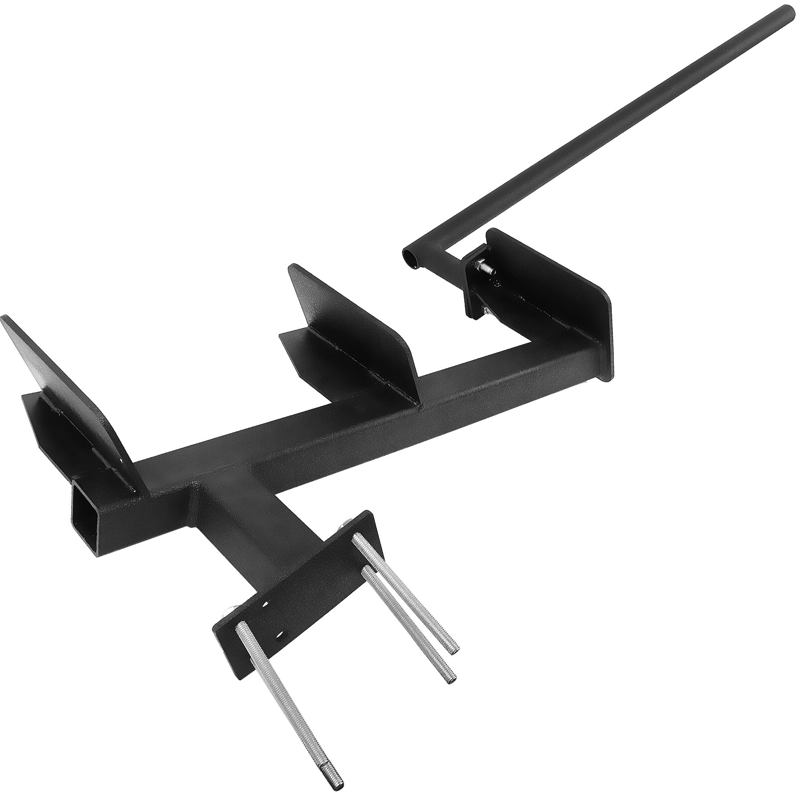 Triple Step Boat Trailer Steps for The Tongue w/Handle, Universal Fit Bass Boat