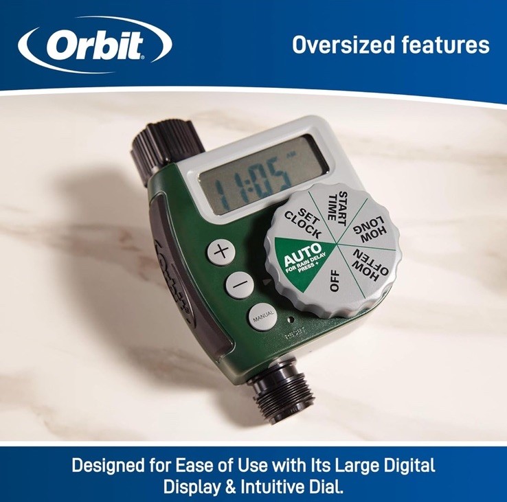 Orbit 62061Z Single-Outlet Hose Watering Timer Brand New