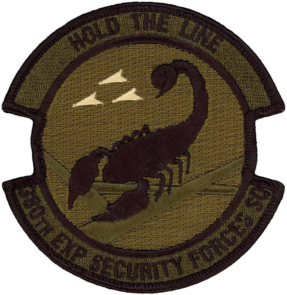 USAF 380th EXPEDITIONARY SECURITY FORCES SQUADRON PATCH - OCP