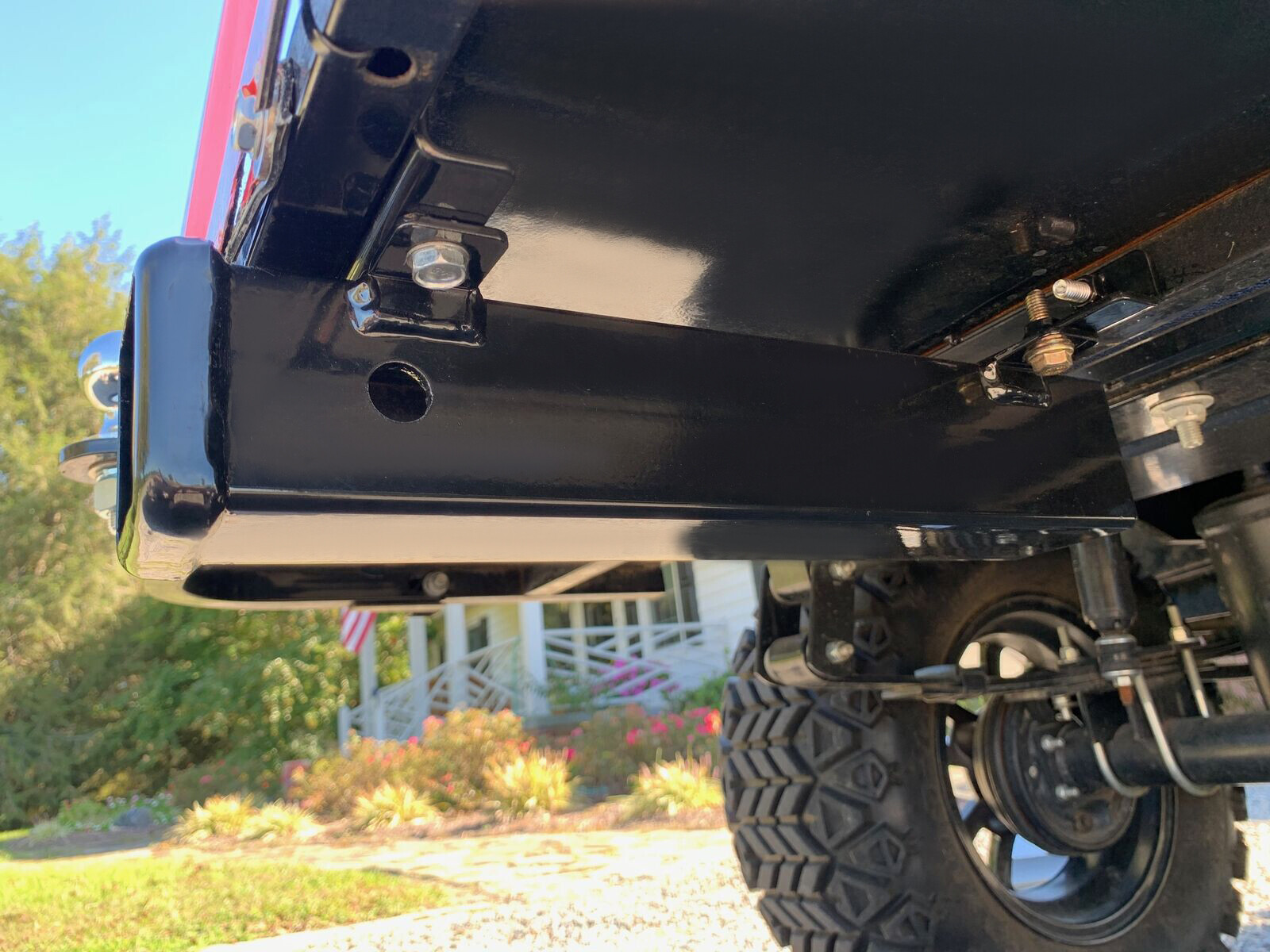 Golf Cart Trailer Hitch 2" Receiver Backseat Footrest For Club Car EZGO Yamaha