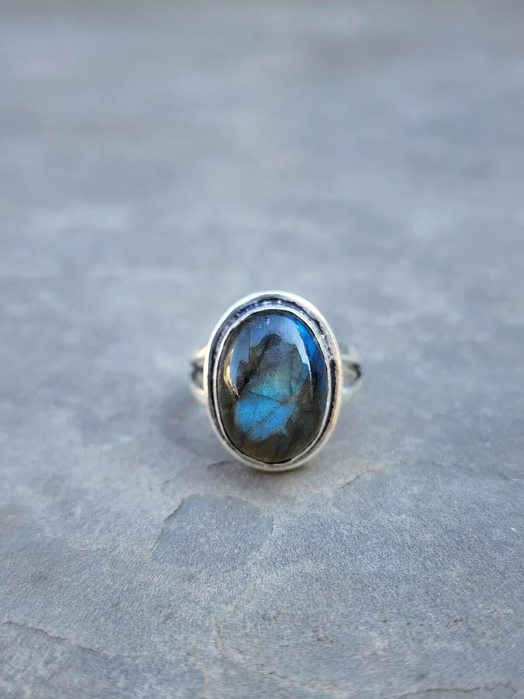 Labradorite Ring, 925 Silver Ring, Statement Ring, Boho Ring, Statement ring