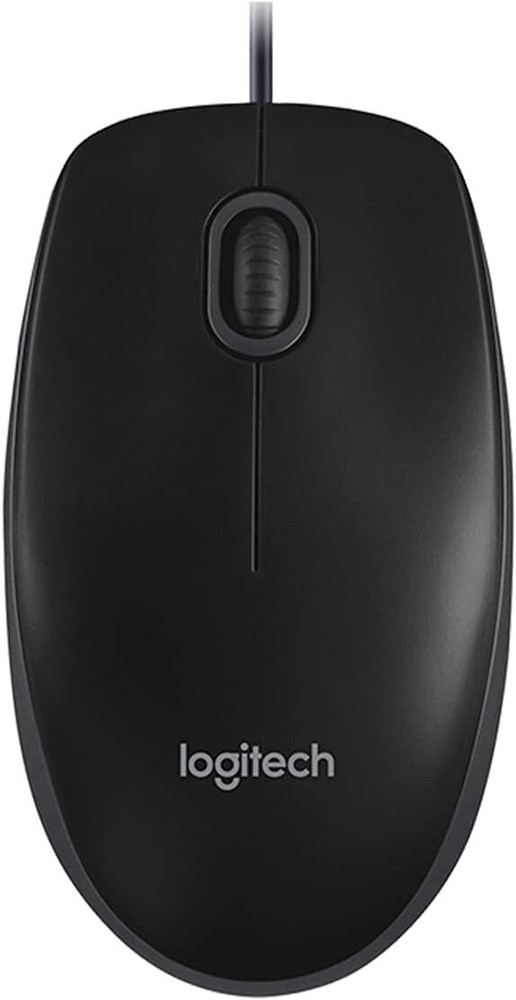 Logitech MK120 Wired USB Keyboard and Mouse, Black. open box
