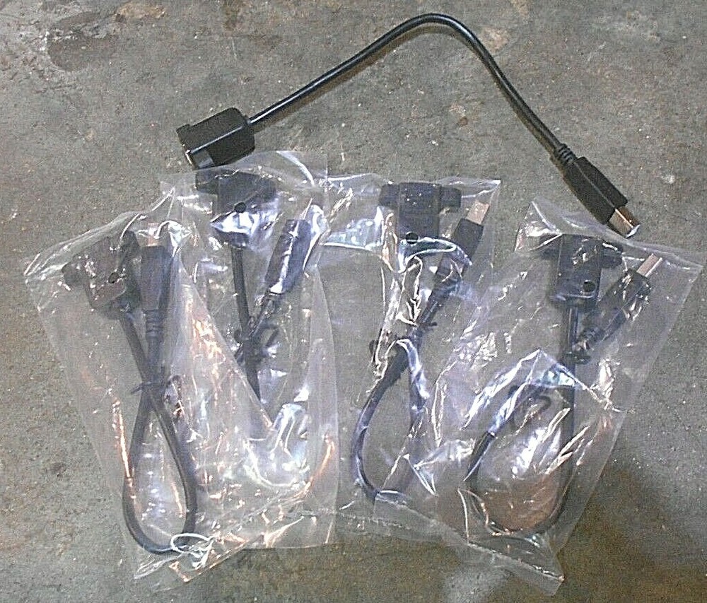 USB Panel Mount Extension Cable - 30cm  (Qty-5)  (F-8)