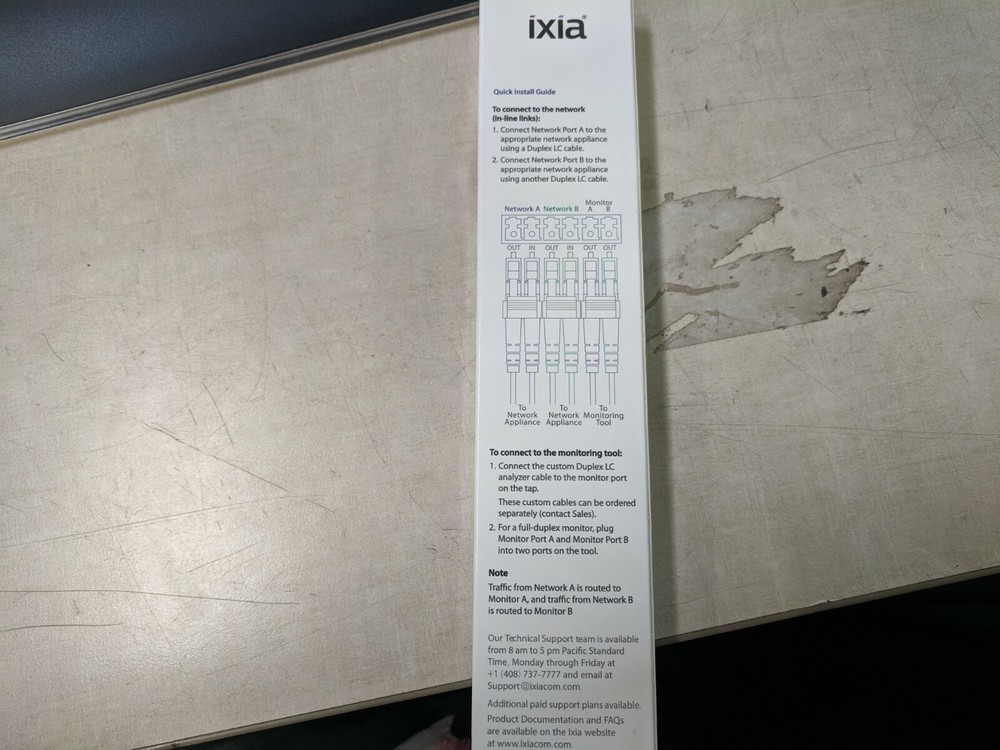 IXIA RK-FLEX-SPACER Rackmount Flex Tap Spacer Unit