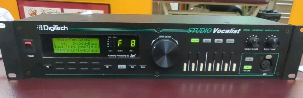 DigiTech Studio Vocalist Vocal Harmonizer Rack Mount Effect Processor W/Manual