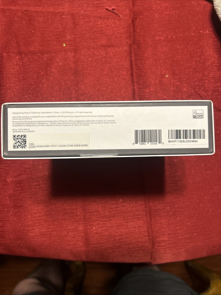 Ring Alarm Wireless Keypad New Open Box (1st generation)