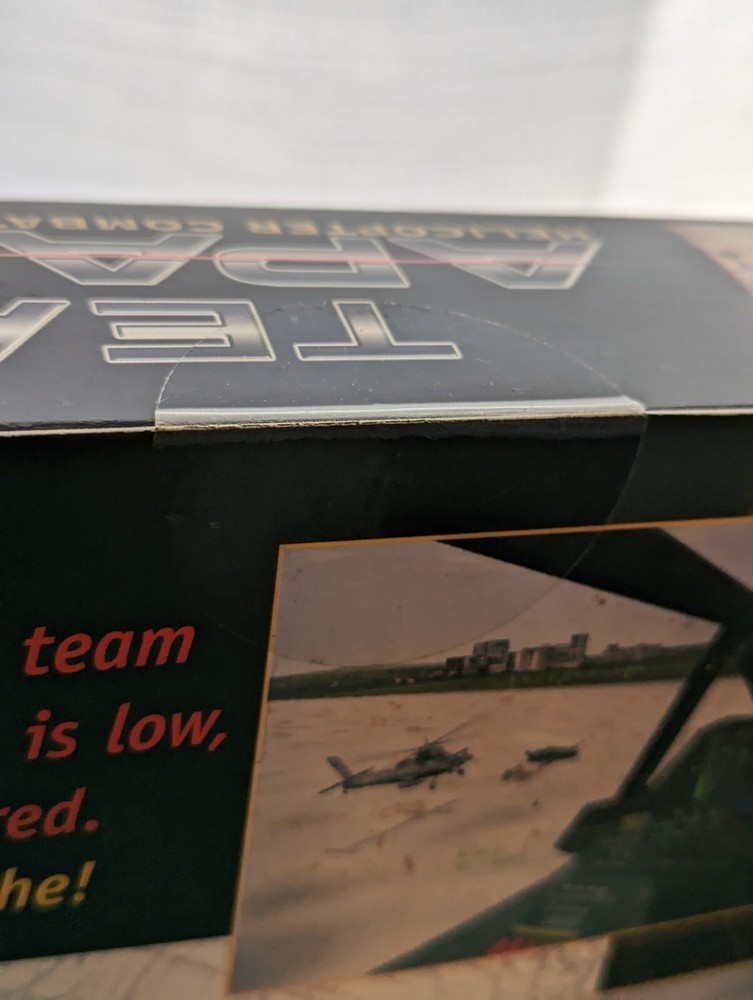 Team Apache Helicopter Combat PC CD-ROM, 1998 Big Box - NEW Read Description